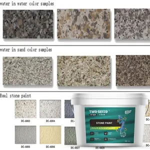 Good Effect Water In Sand 4D Texture Spray Multi-color Paint Granite Wall Painting