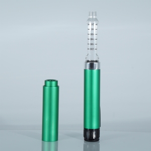 OEM Premium 3ml Cartridge Device Green Metal 60U V2 Reusable Insulin Injection Pen Accurate Dosing for Long-Term <b>Glass</b> <b>Packaging</b> - Product Image 5