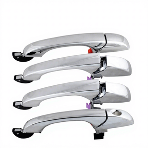 Poignées de porte extérieures chromées 4589009AH 5065801AG 5065800AG pour 2005-2010 <span class=keywords><strong>Chrysler</strong></span> 300 <span class=keywords><strong>300C</strong></span> <span class=keywords><strong>Dodge</strong></span> <span class=keywords><strong>Magnum</strong></span> poignée extérieure extérieure - Product Image 1