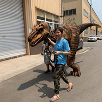 MCS-Cosplay gerçekçi Robot dinozor cadılar bayramı yetişkinler için kostümler