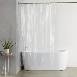 Grosir shower tirai di kamar mandi-I @ Home Tirai Kamar Mandi Transparan, Tirai Kamar Mandi Tebal Modern Grosir Tahan Air dengan Kelambu