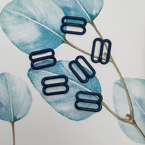 HH4K BNP13002 Accesorios de Ropa Interior, Hebilla para Sujetador, Deslizador de Aleación Metálica de 16 mm, 8 Anillos, para Vestidos de Mujer - Product Image 1