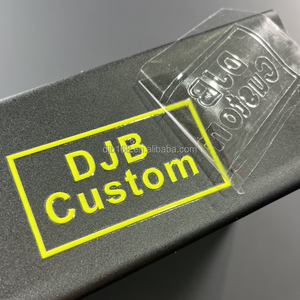 Professionele Metalen Nikkel Sticker 3d Logo Custom Metallic Design Transfer Sticker