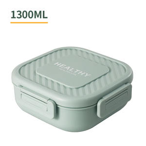 Lebo Produits à forte valeur ajoutée Boîte à repas 1300ml Boîte à lunch en plastique sans BPA à 3 compartiments pour enfants et adultes - Product Image 5