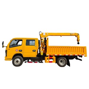 รถบรรทุกติดเครนขนาดเล็ก Dongfeng DFAC แบบมีห้องโดยสารคู่ บรรทุกได้ 3-4 ตัน พร้อมเครนแขนยืดไสลด์ได้ ขาย - Product Image 2