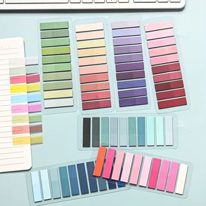 Marcadores Adhesivos Transparentes Morandi Multicolor PET, 1400 Piezas, 7 Estilos por Paquete, para Escribir en las Páginas - Product Image 1