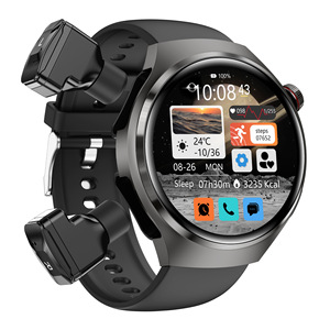 Montre connectée DK56 1,52 pouces avec appels, fréquence cardiaque, compteur de pas, suivi du sommeil, écouteurs cachés, montre de sport - Product Image 2