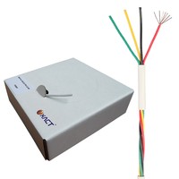 Câble à fibre optique LSZH à 6 conducteurs avec gaine en PVC Bouclier en feuille d'aluminium certifié CE pour les applications de contrôle et d'instrumentation audio