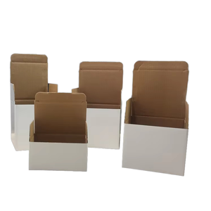 Trắng Kraft hộp sóng cho mỹ phẩm phần cứng nhỏ gấp bao bì sản phẩm điện tử cho vận chuyển - Product Image 1