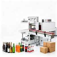 Machine d'emballage automatique de films PE avec four de rétraction thermique pour bouteilles d'eau