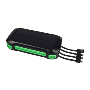 Chargeur solaire étanche 20000mAh 30000mAh, batterie externe portable, lampe torche LED SOS, batterie externe pour situations d'urgence en extérieur - Product Image 6
