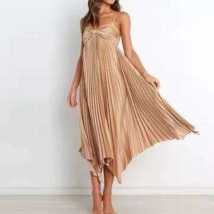 เดรสออกใหม่ขายส่ง เดรสฤดูร้อนสำหรับผู้หญิง เดรสกำมะหยี่สายเดี่ยวเซ็กซี่แบบสั่งทำ เดรสปาร์ตี้จีบระบาย เดรสชายหาดสำหรับผู้หญิง - Product Image 2