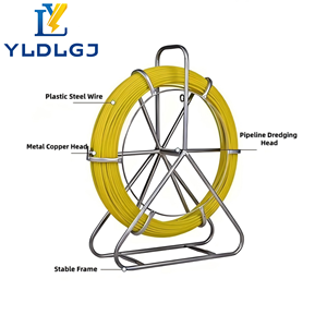 YILI 8MM*150M Cinta <span class=keywords><strong>pasacables</strong></span> <span class=keywords><strong>de</strong></span> <span class=keywords><strong>fibra</strong></span> <span class=keywords><strong>de</strong></span> <span class=keywords><strong>vidrio</strong></span> con jaula y soporte para tirar cables y alambres, accesorios <span class=keywords><strong>de</strong></span> cableado - Product Image 3