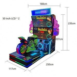 เกมจำลองการแข่งรถ เครื่องเกมอาร์เคดแข่งรถ; แพลตฟอร์มจำลองการขับขี่ อุปกรณ์ความบันเทิงแบบอินเทอร์แอคทีฟ - Product Image 2