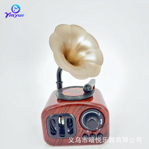 Yinyue Gramophone <b>Music</b> <b>Box</b> Plastic Rotating Home Decor Gift Item - Product Image 2