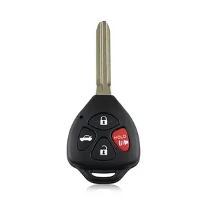 4 düğmeler 314MHz anahtarsız giriş Fob akıllı uzaktan araba anahtarı için 2008-2012 Toyota Avalon Corolla FCC ID: GQ4-29T