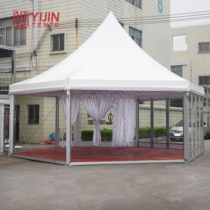 Carpas Hexagonales Tipo Pagoda de Aluminio de 5x5m para Exteriores, Económicas, en Venta, Carpa Hexagonal para Eventos y Exhibiciones - Product Image 2