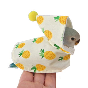 Nefes Alabilen ve Rahat Kuş Pelerini Basit Stil Sevimli Papağan Kıyafetleri, Muhabbet Kuşu için Ayarlanabilir Özelliklere Sahip Rüzgar Geçirmez Pelerin - Product Image 4