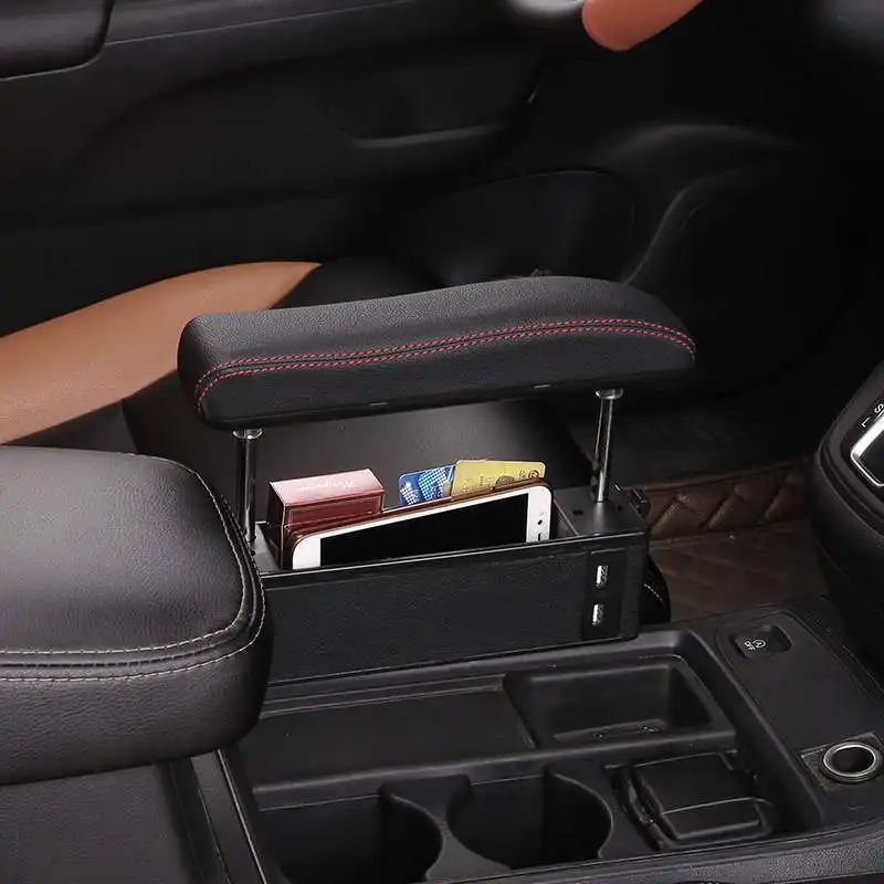 कार Armrest बॉक्स कोहनी समर्थन समायोज्य कार सीट गैप आयोजक हाथ आराम बॉक्स कारों के लिए ऑटो सामान Armrest तकिया यूनिवर्सल
