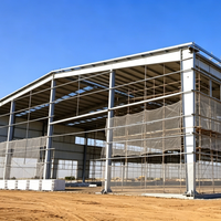 Kit de hangar préfabriqué en acier léger galvanisé pour entrepôt industriel et atelier de stockage métallique