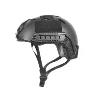 Casque d'assaut tactique avec ventilateurs et casque Airsoft Chasse Moto  Cosplay Équipement de protection Masque couvert complet Casque rapide