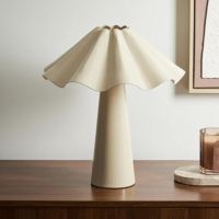Abat-jour en fer moderne simple, forme de vague créative, alimenté par courant alternatif, LED, bureau, chambre à coucher, table de chevet, salon, multicolore, décoratif