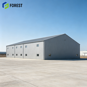 Almacén de Estructura de Acero Modular Prefabricado Personalizado, de Gran Resistencia y Gran Vano, para Uso Comercial - Product Image 1