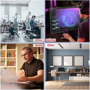 黑色空白游戏鼠标垫XXL定制防水鼠标垫玻璃空白鼠标垫XXL桌垫Tapis De Souris鼠标垫P45 - Product Image 6