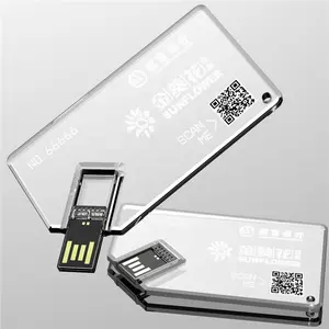 Transparante Creditcard USB Flash Drive Card USB Drive