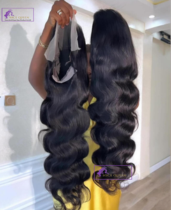 2025 nouveau SDD Jet Black cheveux vietnamiens bruts vague de corps <span class=keywords><strong>M</strong></span> délié Lagos cuticule aligné vendeur réputé sans colle dentelle frontale perruque - Product Image 1
