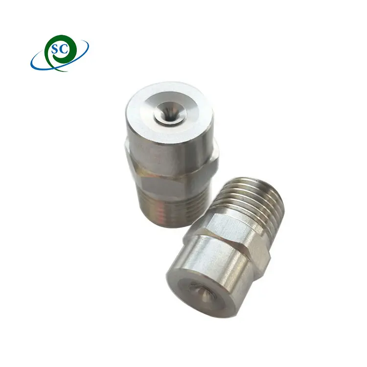 SS Brass monocoque full cone wide spray angle nozzle for chemical application