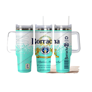 Cerveza de alta calidad Modelo chingona Mexico <span class=keywords><strong>bichota</strong></span> style 304 Acero inoxidable vacío 40oz vaso personalizado vasos con asa - Product Image 1