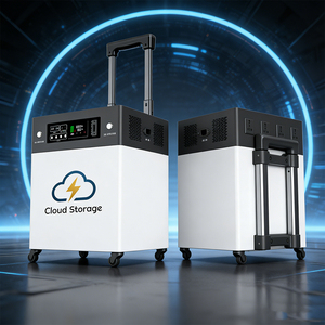Paquete de Baterías de Iones de Litio LiFePO4 Personalizado, Generador <span class=keywords><strong>Solar</strong></span> Portátil Silencioso de Onda Sinusoidal Pura con MPPT para Acampar al Aire Libre - Product Image 4