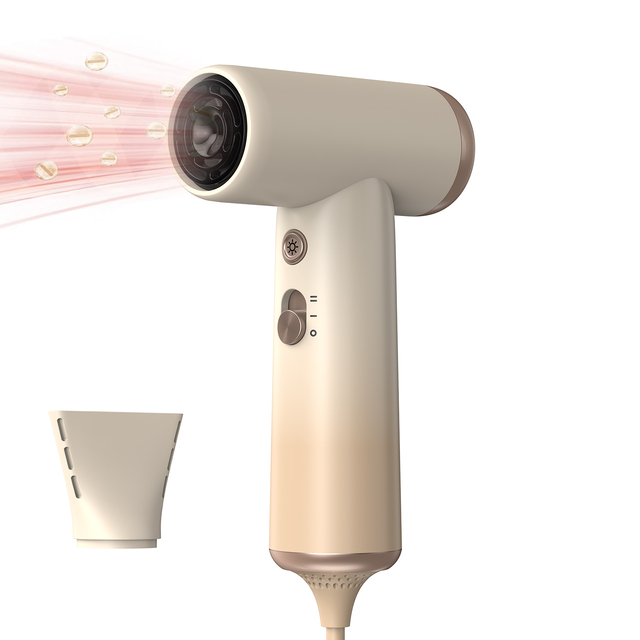 Professional Ionic High Speed 110,000 RPM Mini Travel Hair Dryer with AC Motor for Hotel & Household Use