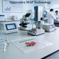 Bolsa para Congelar con Tecnología de Membrana de Iones Pesados MAP, Reutilizable, para Conservar Alimentos, con Ventilación de Aire, Transpirable, para Conservación de Frutas