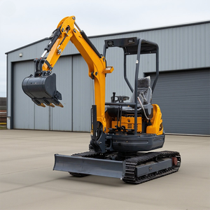 Demand for Best-selling Machinery Compact Mini Excavator 1ton 2ton Rubber Track Hydraulic Digger Low Consumption for Garden - Product Image 4