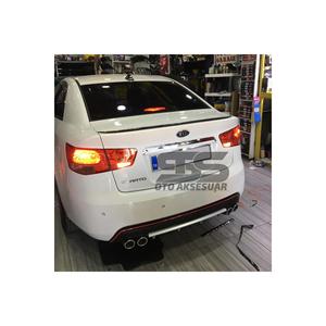 Kia Cerato pianoforte nero bagagliaio Spoiler coperchio del bagagliaio