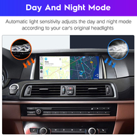 Écran tactile stéréo sans fil CarPlay 10,25'' pour BMW Série 5 F10/F11 NBT/CIC, affichage du tableau de bord, Android Auto, système Linux