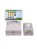 Perakende restoran süpermarket için POS yazılımı ve termal yazıcı ile 10 inç ucuz Android Tablet yazarkasa POS makinesi
