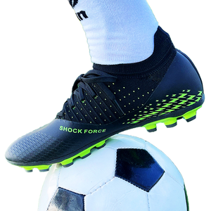Factory Outlet Professional Soccer Cleats Knit Woven Exterior Durable TPU Sole Firm Ground <b>Boots</b> Men Club <b>Spring</b> Autumn - Product Image 1