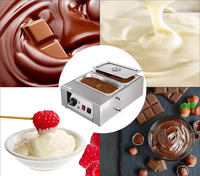 Marmite à chocolat commercial Goodgrain Food 3L/5L |   Réchauffeur thermostatique en acier inoxydable pour boulangerie et chocolaterie artisanale