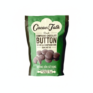 Boutons de chocolat noir HALAL personnalisés en gros, marque privée, pour pâtisseries et biscuits – Vente chaude - Product Image 1