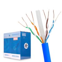 Cable LAN Surxin UTP SFTP FTP F/UTP para interiores y exteriores CAT6 de cobre puro 305M 1000FT 4 pares CAT 6 Cable de red Ethernet