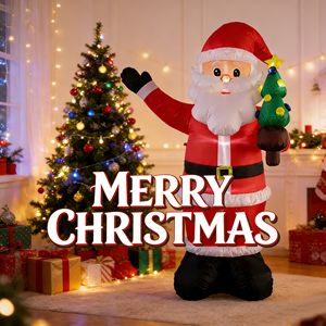 Papá Noel <span class=keywords><strong>de</strong></span> <span class=keywords><strong>Navidad</strong></span> inflable <span class=keywords><strong>de</strong></span> 8 pies, árbol pequeño para decoración <span class=keywords><strong>de</strong></span> patio - Product Image 3