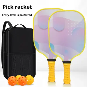 ไม้พายพิกเกิ<span class=keywords><strong>ล</strong></span>บอ<span class=keywords><strong>ล</strong></span> ด้ามจับ PU กันลื่น โซนยืดหยุ่นพิเศษ ดูดซับแรงกระแทก รีบาวด์ ไล่เฉดสีน้ำเงิน พร้อมกระเป๋า - Product Image 2