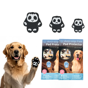 Coussinets de patte de <span class=keywords><strong>chien</strong></span> personnalisés antidérapants de <span class=keywords><strong>protection</strong></span> contre les coupures thermiques pour chiots âgés Chiens médicaux Coton Acrylate Adhésif Silicone OEM ODM - Product Image 2