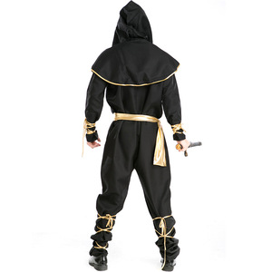 Costume de ninja japonais pour adulte, costume de cosplay pour fête d'Halloween, costume de ninja rouge cool pour <span class=keywords><strong>homme</strong></span> - Product Image 5