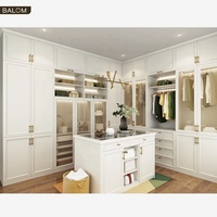 BALOM Personnalisé Couleur Bois E0 P.B. Armoire + Panneau de porte en rotin tressé, Zones minimales, Chambre bien rangée sans formaldéhyde