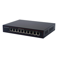Switch PoE non standard 8 ports 100 Mbps avec 2 ports Uplink 96W 12V 24V pour CCTV et AP sans fil