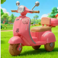Moto électrique pour enfants de 3 à 8 ans, design Vespa, nouvelle conception, mini quad à pédales
